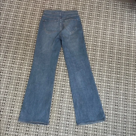 Veronica Beard Blue Patch Pocket Flare Jeans - Picture 4 of 4